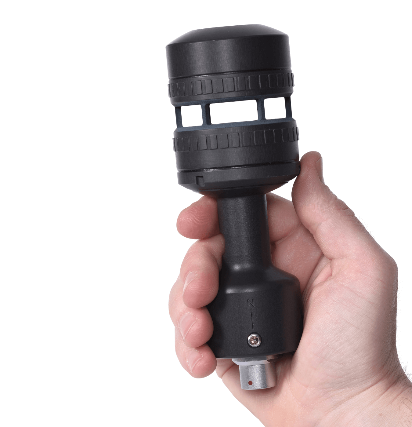 A hand holding FT7 series wind sensor