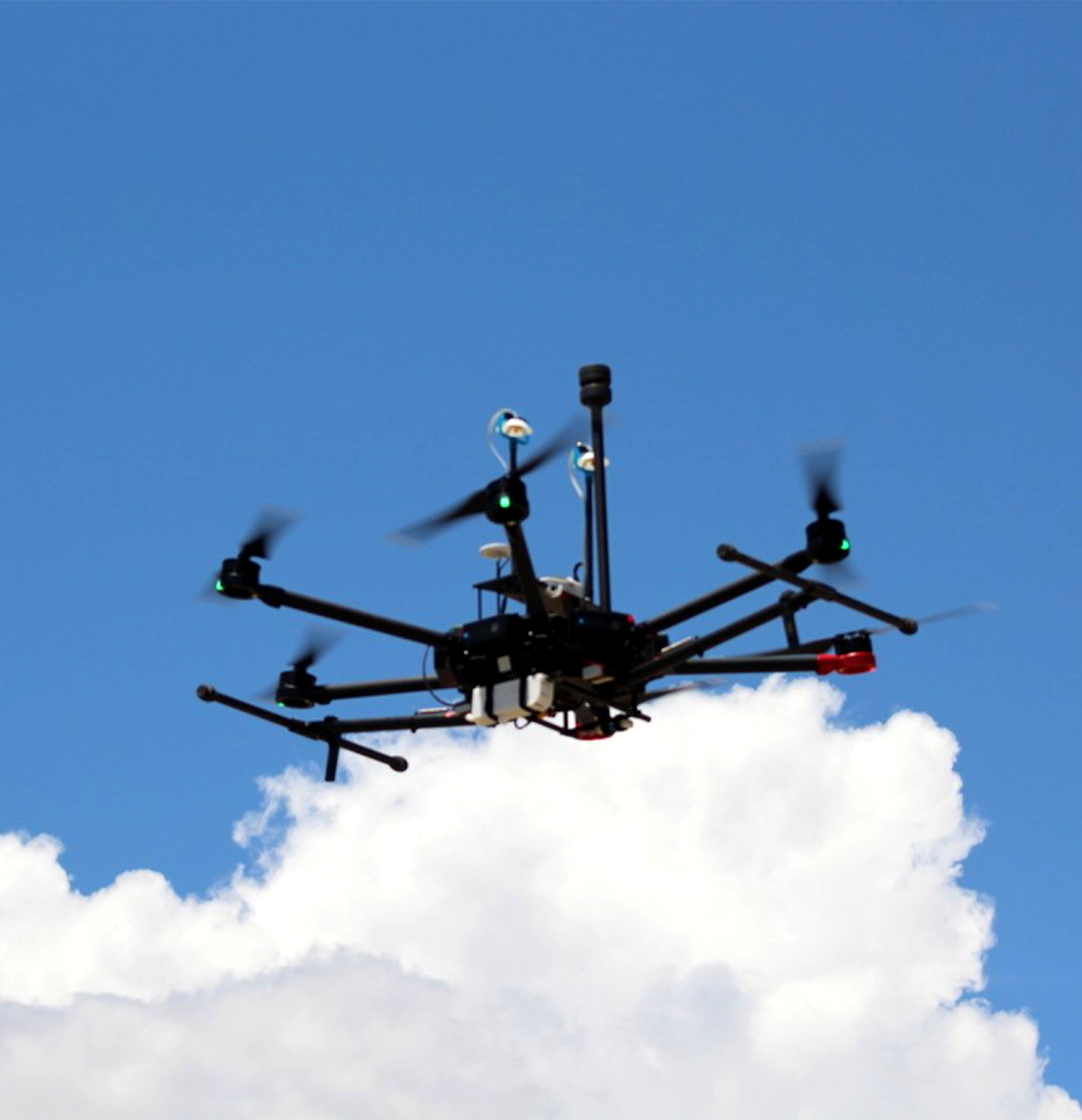 Methane Leak Detection Anemometer on Drone
